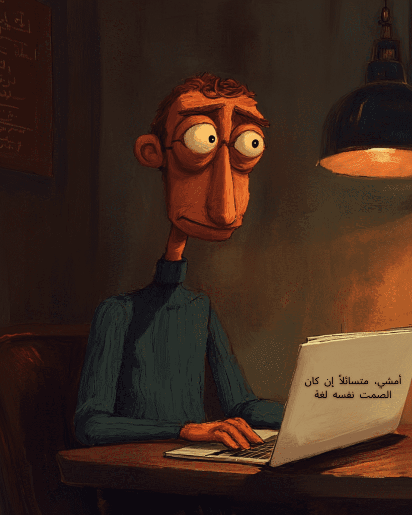 I walk, wondering if silence itself is a language